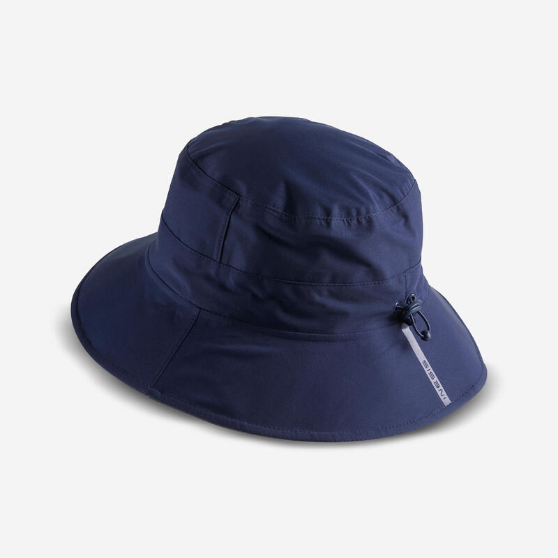 Cappello impermeabile golf donna 500 blu taglia 1 56-58CM INESIS