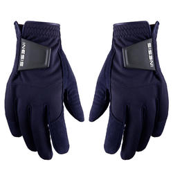 Regenhandschoenen voor golf voor dames RW marineblauw