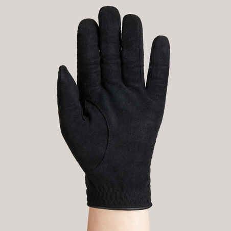 Men's pair of golf rain gloves - RW black