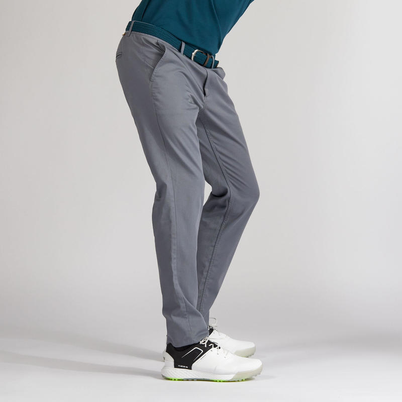 Men's golf trousers MW500 grey Decathlon