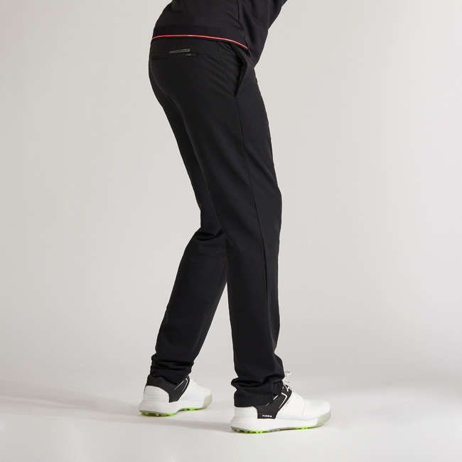 INESIS MEN'S GOLF WINTER TROUSERS BLACK Decathlon