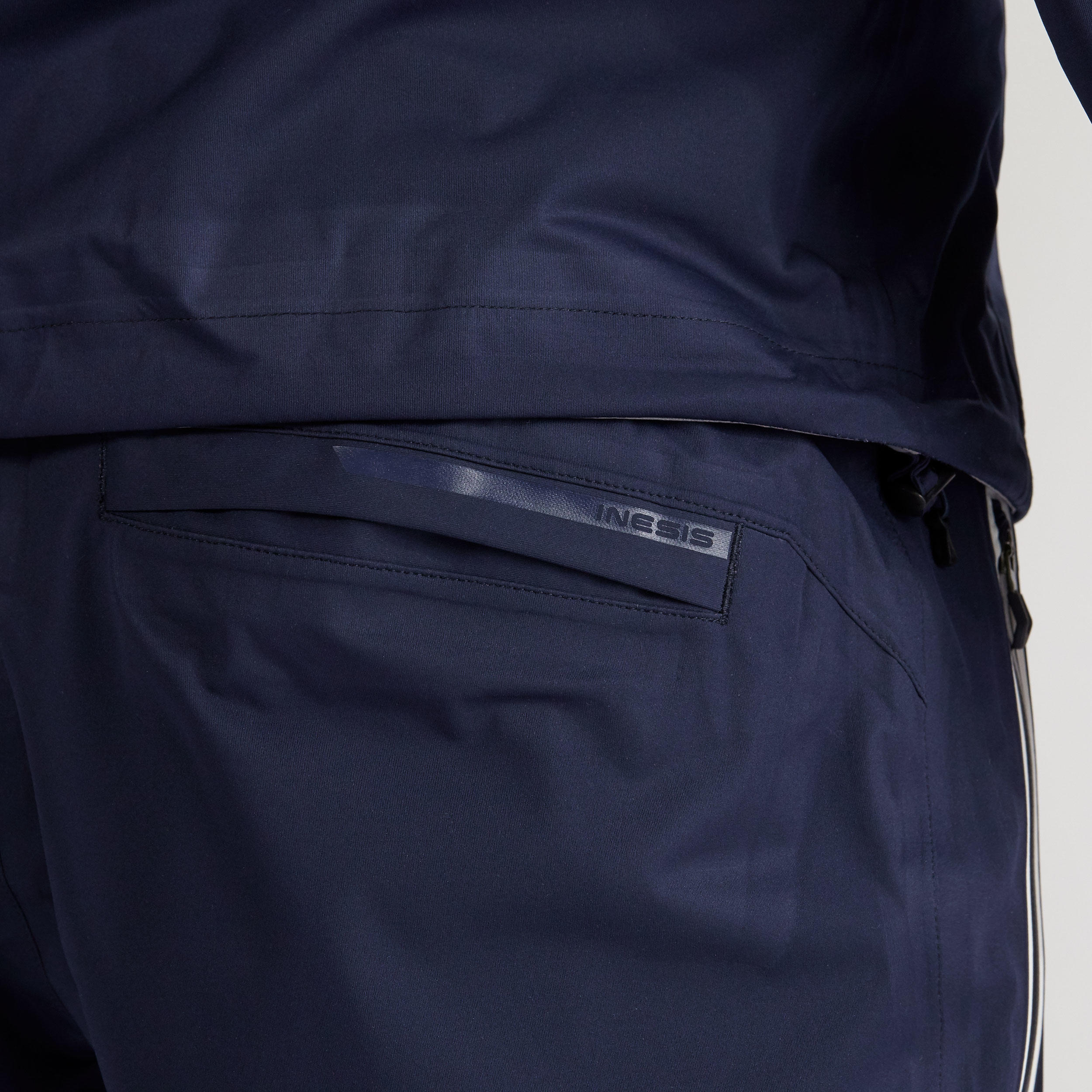 Men's golf waterproof rain trousers - RW500 navy blue 4/8