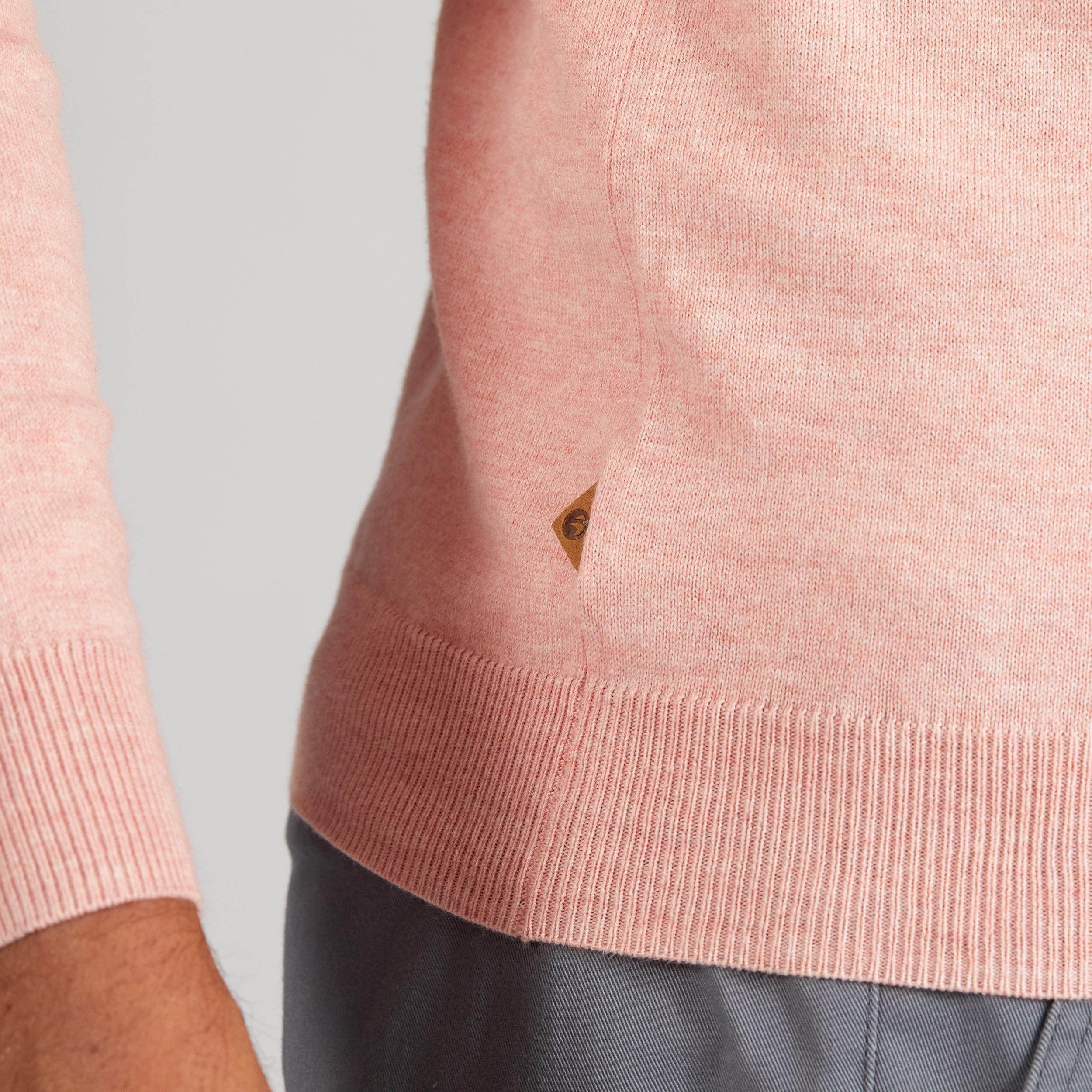 MEN'S GOLF PULLOVER PINK 9/10