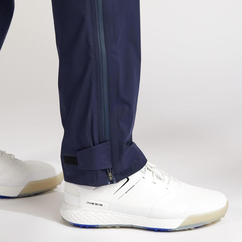 Pantalon golf ploaie impermeabil RW500 Bleumarin Bărbați