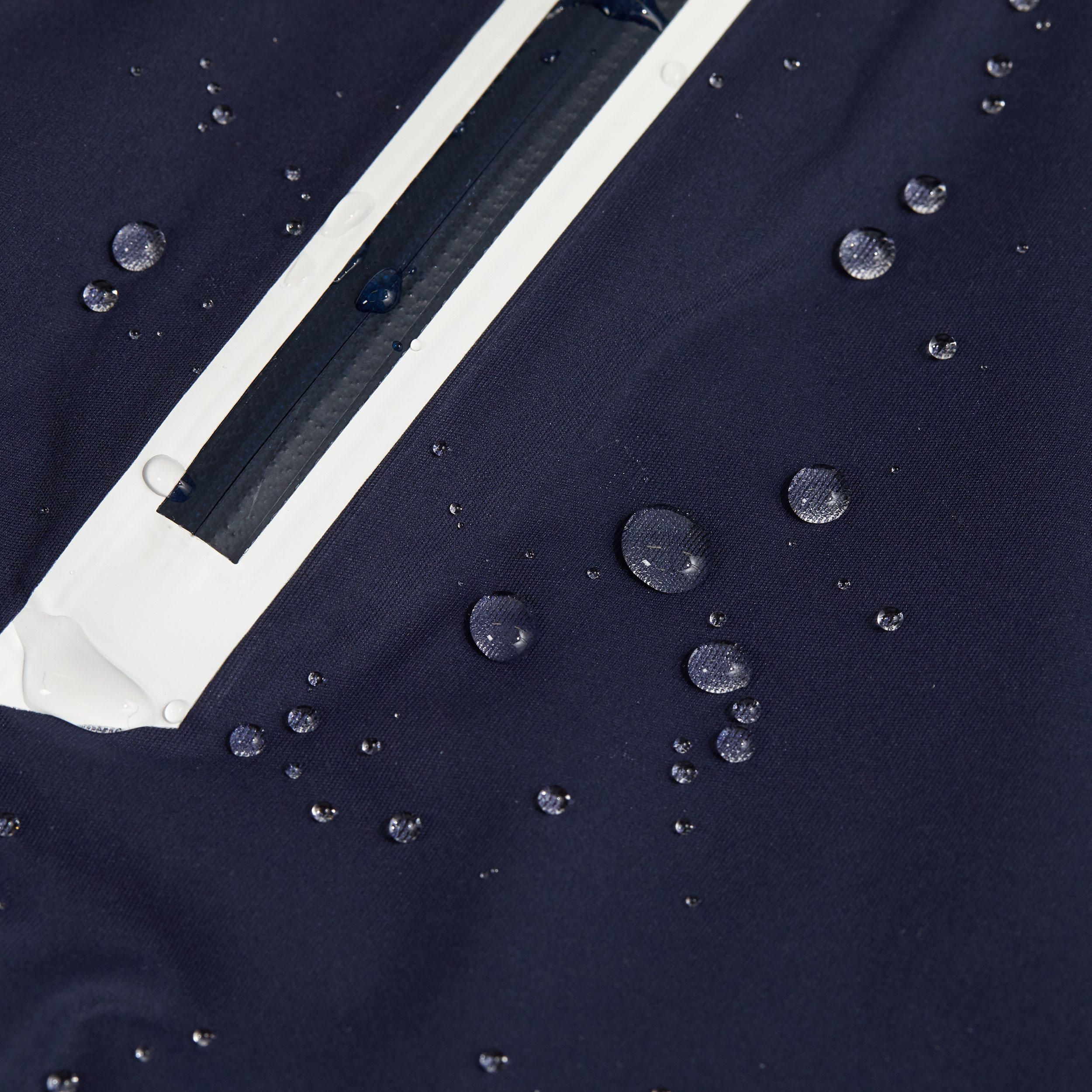 Men's golf waterproof rain trousers - RW500 navy blue 6/8