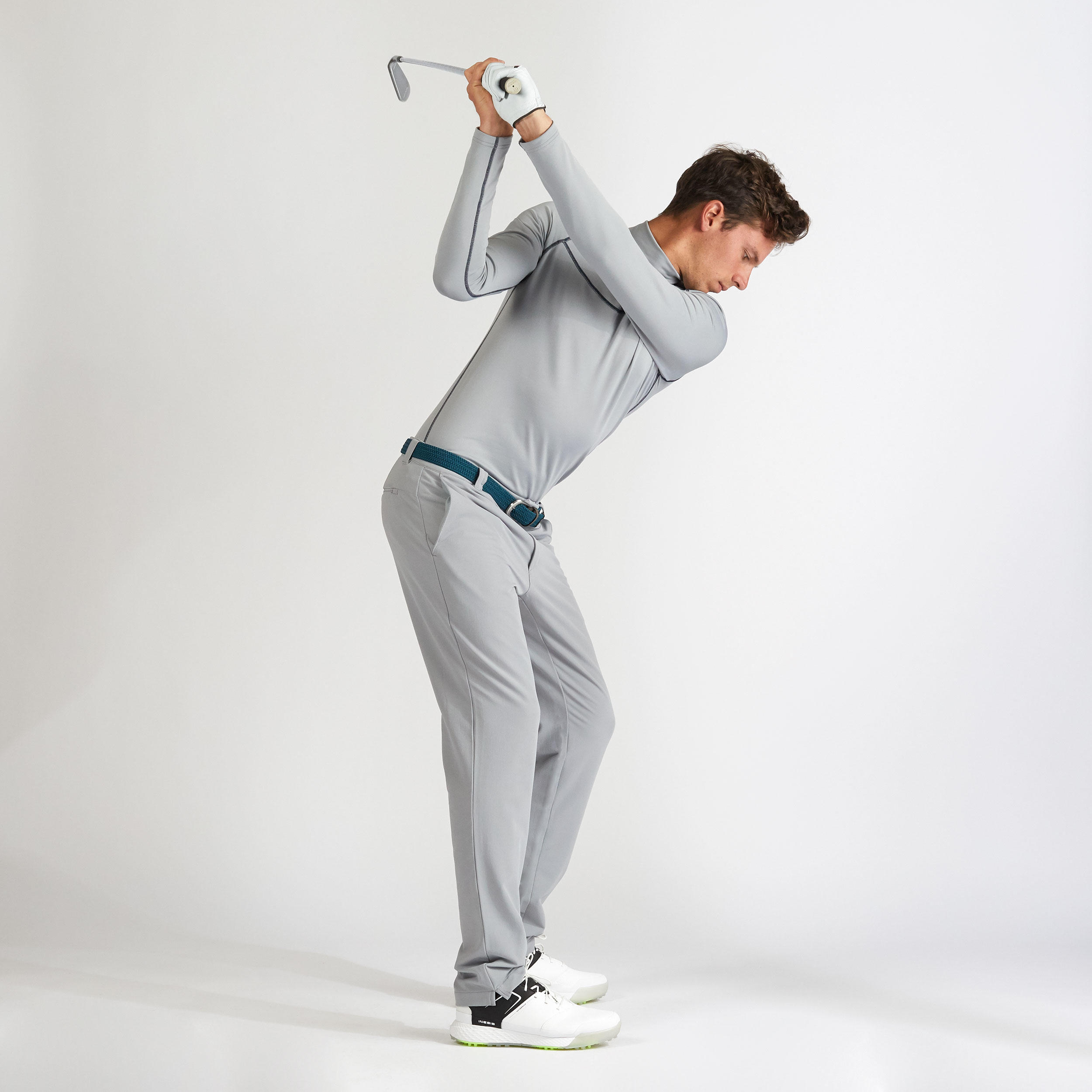 MEN'S GOLF COLD WEATHER BASE LAYER - GREY 4/7