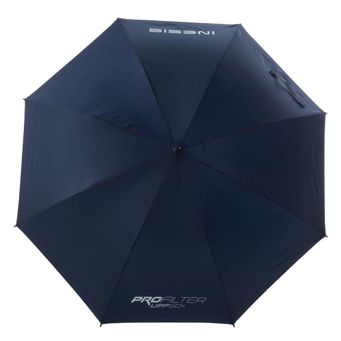 500 Golf UV Umbrella Navy Blue Decathlon