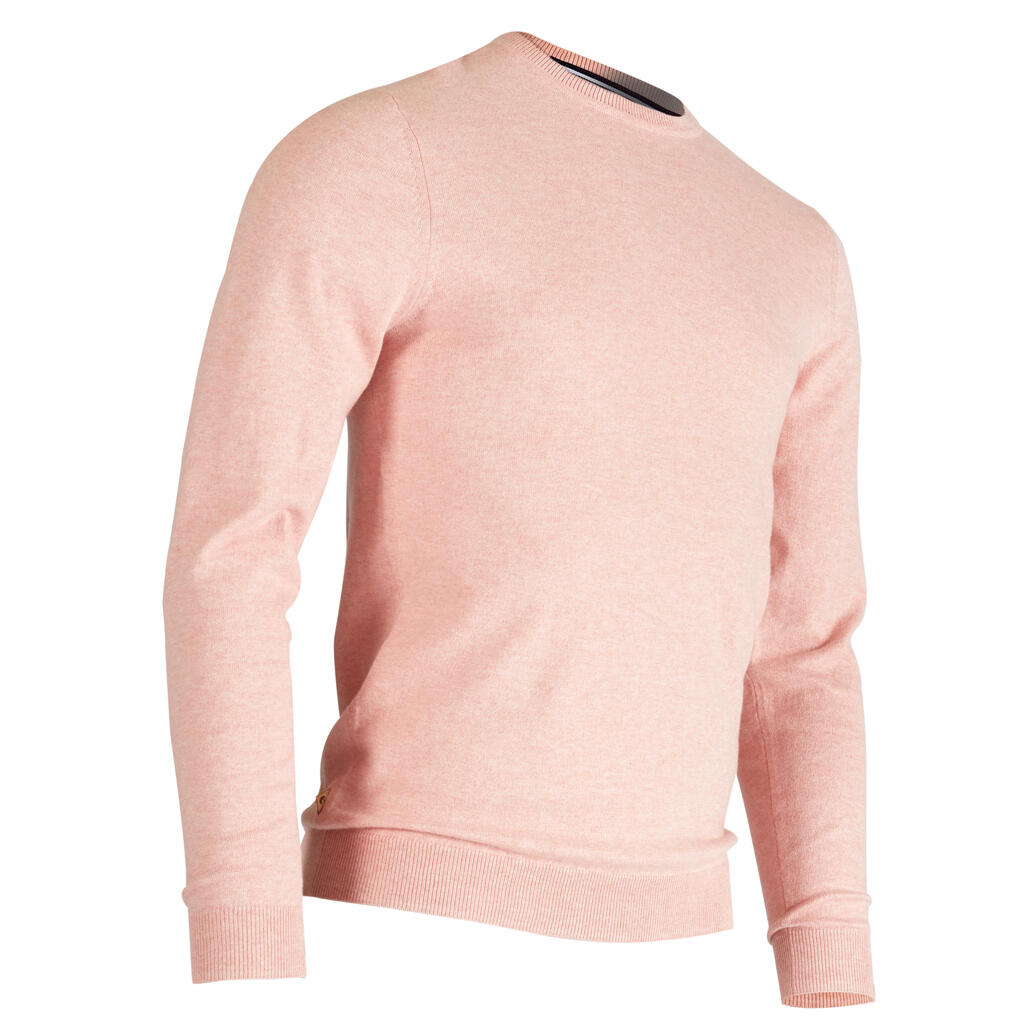 Men's golf pullover pink