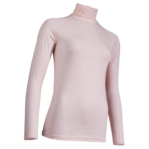 JERSEY DE CUELLO VUELTO GOLF MUJER TIEMPO FRÍO ROSA