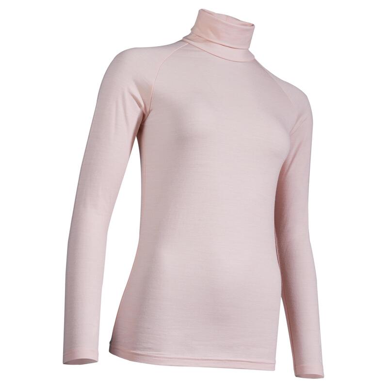 JERSEY DE CUELLO VUELTO GOLF MUJER TIEMPO FRÍO ROSA