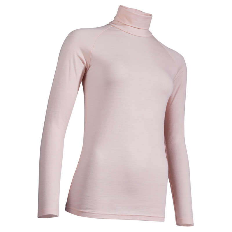 WOMENS COLD WEATHER GOLF CLOTHING Golf - WOMEN GOLF BASE LAYER CW PINK INESIS - Golf Clothing
