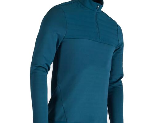 INESIS SWEAT POLAIRE PETROLE FONCE CW