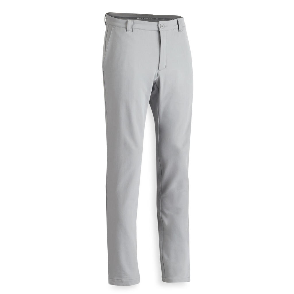 Pantalone za golf CW500 zimske muške - sive