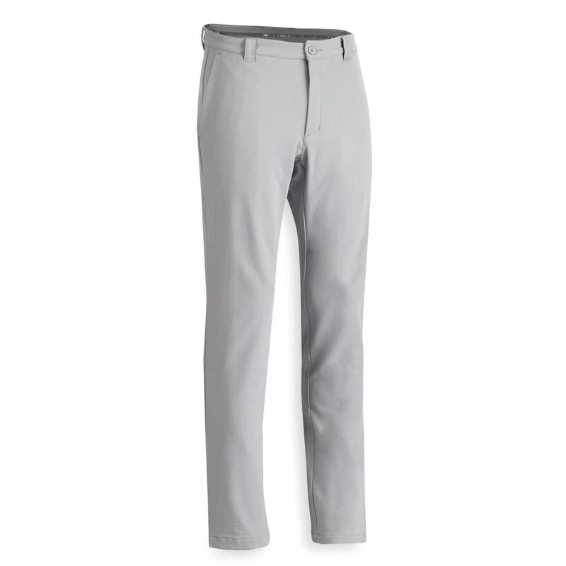 Pánské golfové kalhoty do chladného počasí CW500 šedé