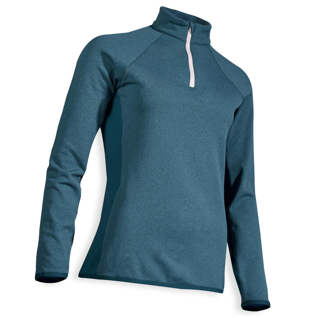 WOMEN’S COLD-WEATHER GOLFING PULLOVER PETROL