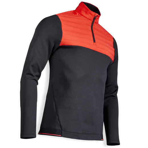 
      MEN'S GOLF COLD WEATHER FLEECE SWEATSHIRT - BLACK AND RED
  