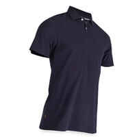 Men's golf short-sleeved polo shirt MW500 navy blue