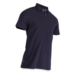 Polo de golf manches courtes homme MW500 bleu marine