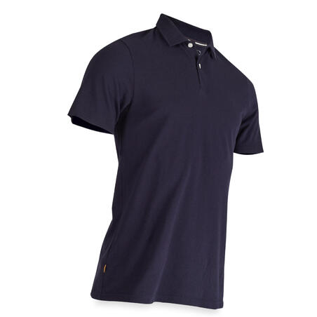 Polo de golf manches courtes homme MW500 bleu marine