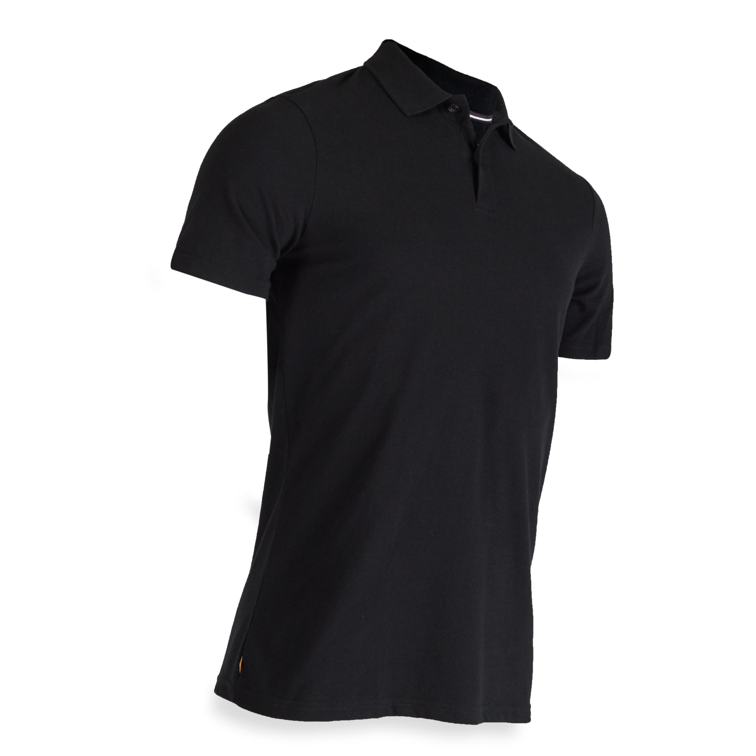 Polo de golf manches courtes homme MW500 noir 21/63