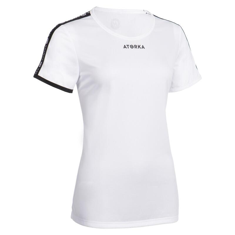 Camiseta de balonmano Atorka H100C Mujer blanco