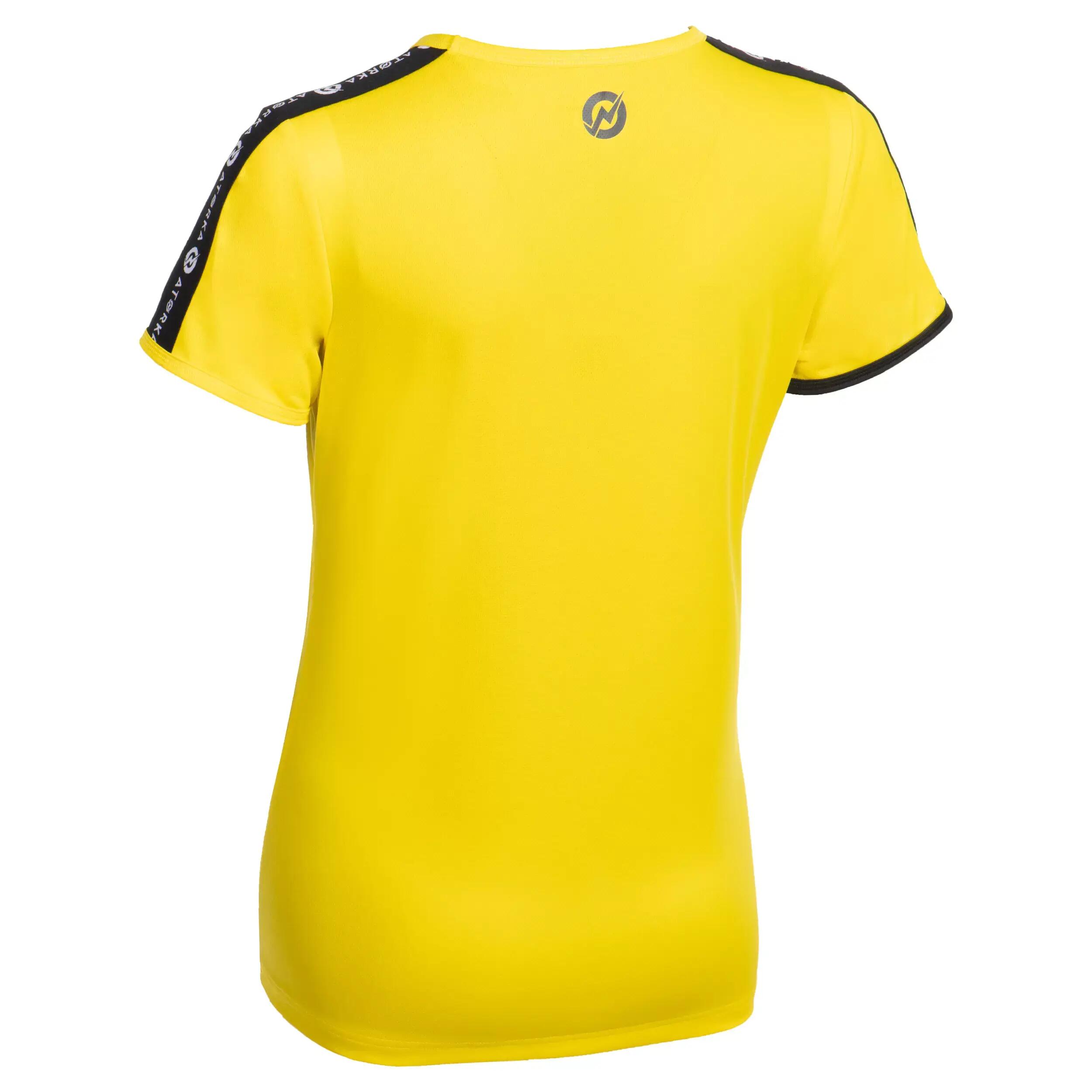 H100C Women's Short-Sleeved Handball Jersey - Yellow 2/2