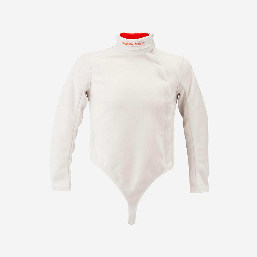 Kids' Right-Handed Fencing Jacket 350N