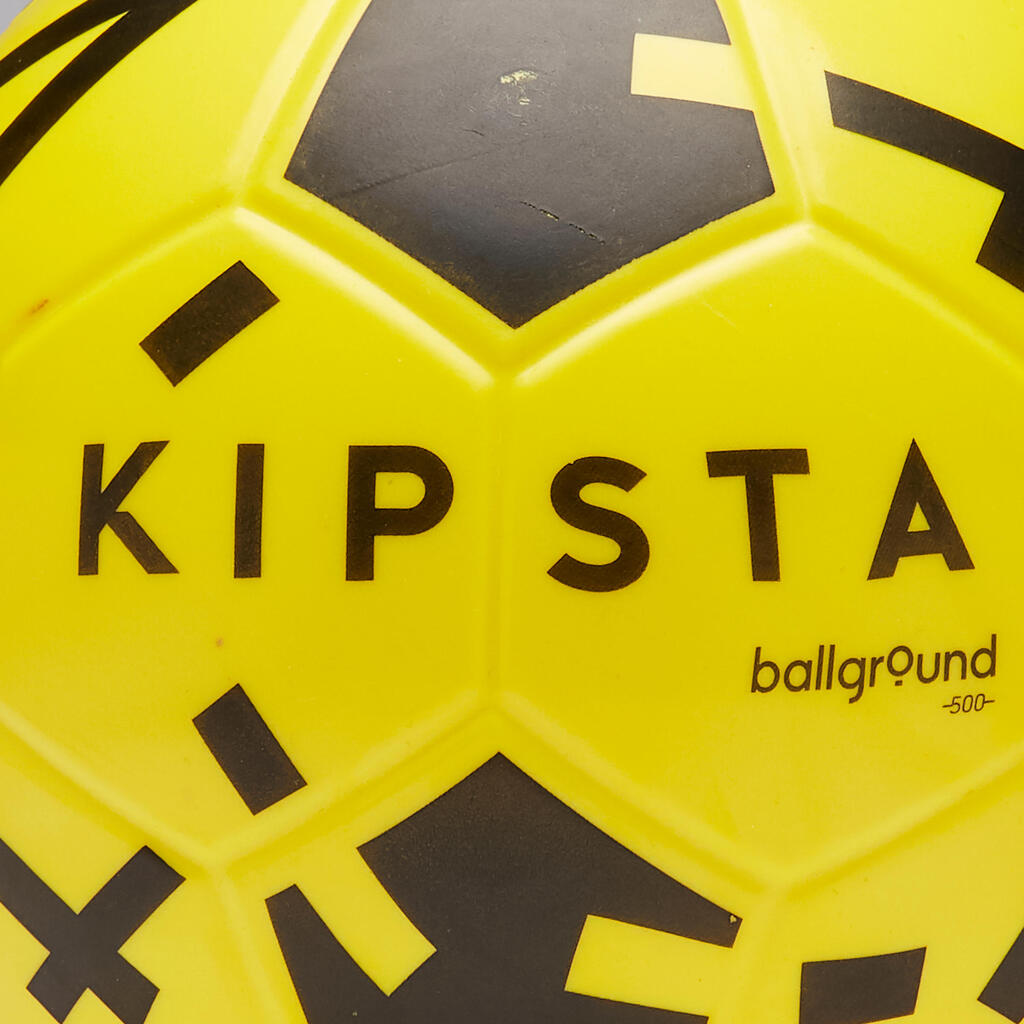 Lopta za fudbal Ballground 500 veličine 4 - žuta