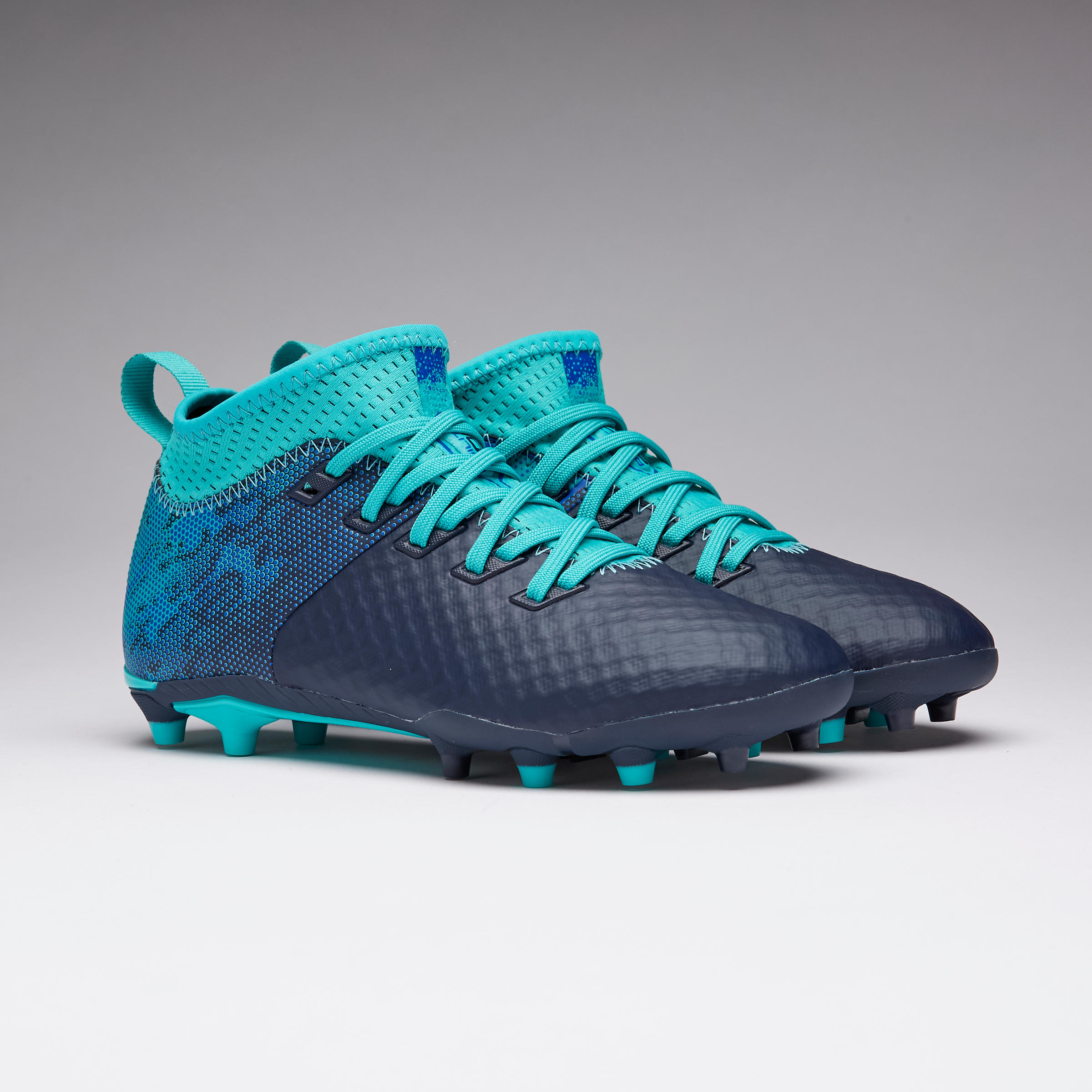 Kids' Football Boots Agility 900 Mesh FG - Blue/Turquoise 6/7