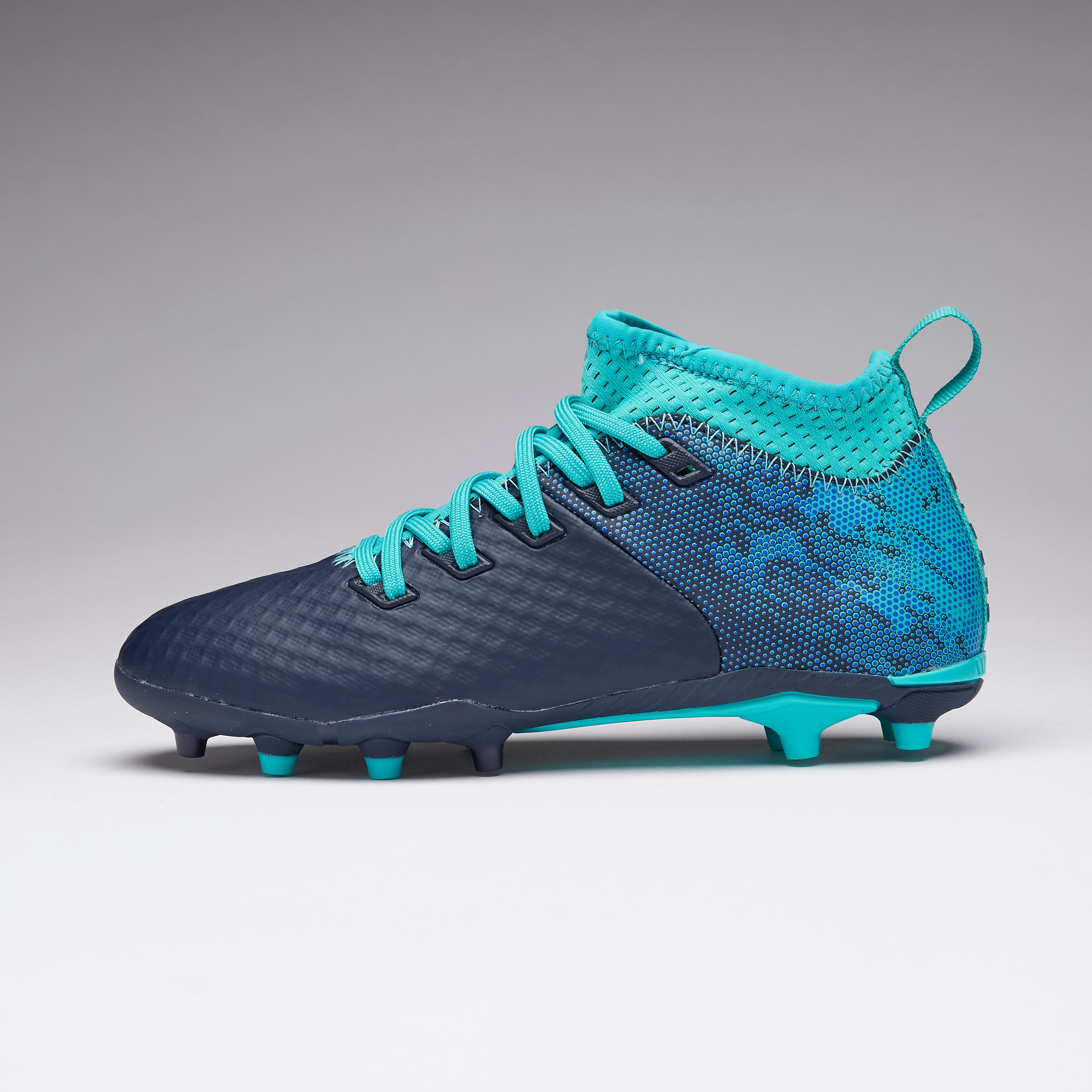 Kids' Football Boots Agility 900 Mesh FG - Blue/Turquoise 4/7