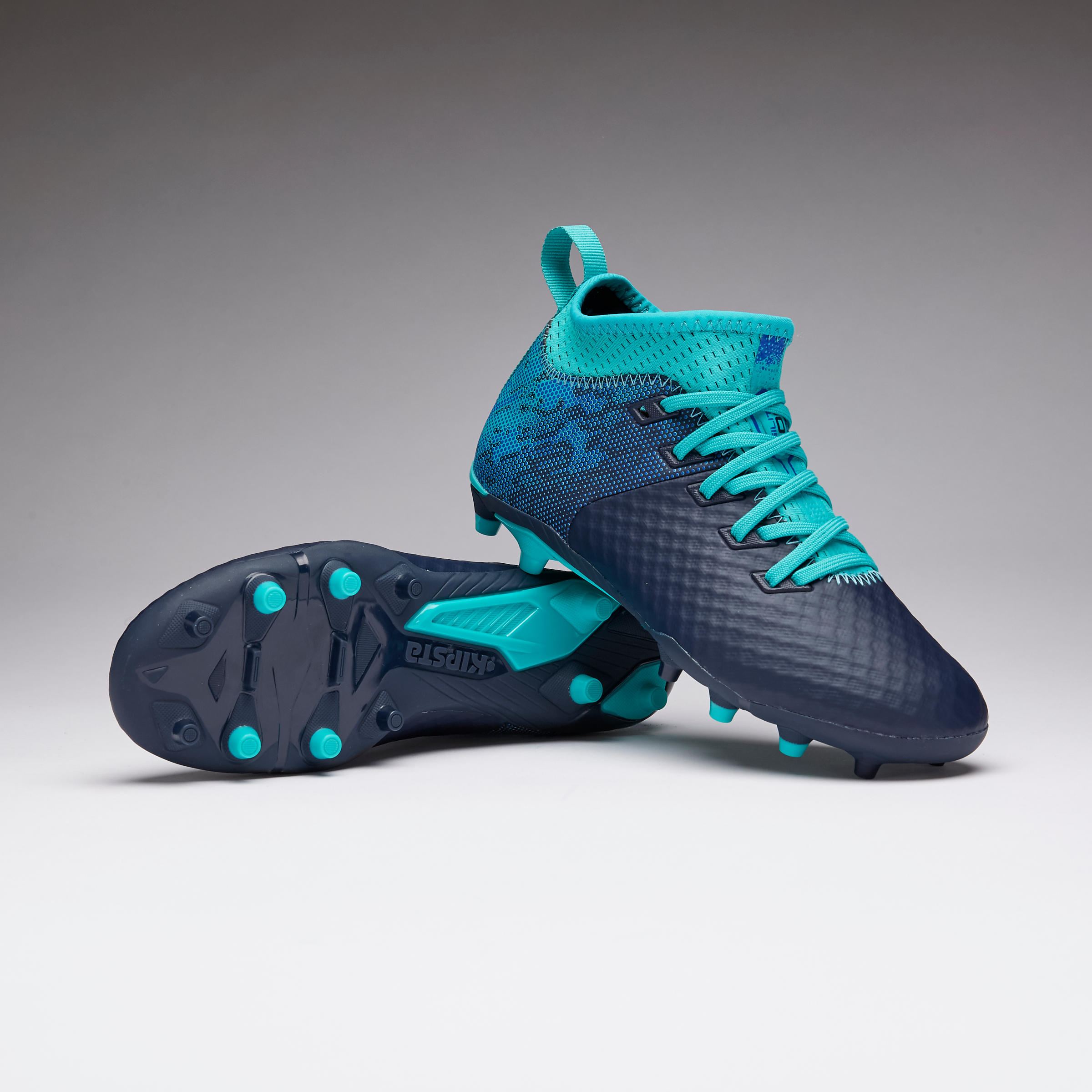Kids' Football Boots Agility 900 Mesh FG - Blue/Turquoise 7/7