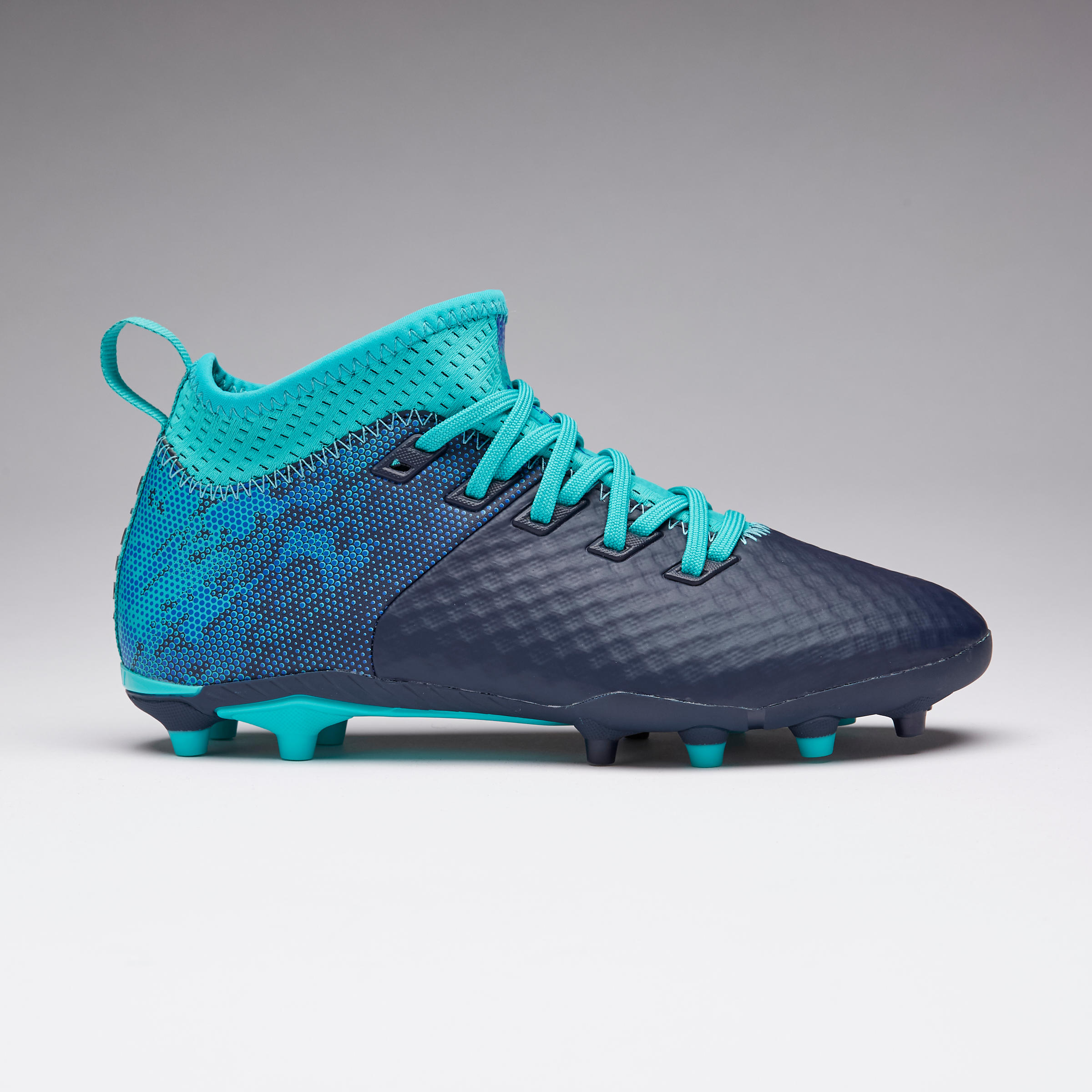 Kids' Football Boots Agility 900 Mesh FG - Blue/Turquoise 2/7