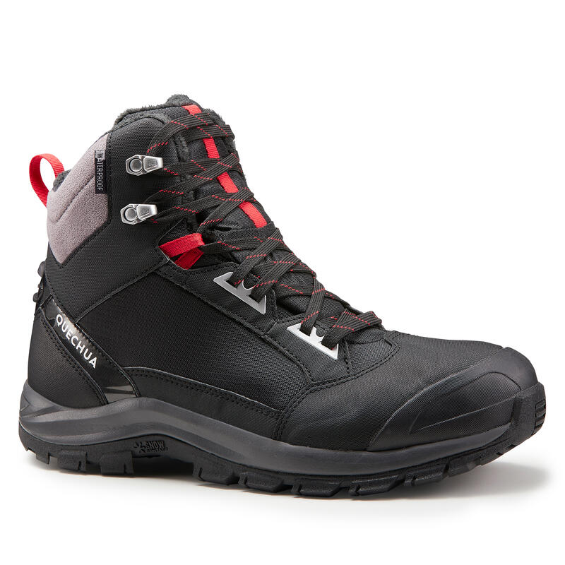 Men's warm waterproof MID snow hiking socks - SH520 X-WARM