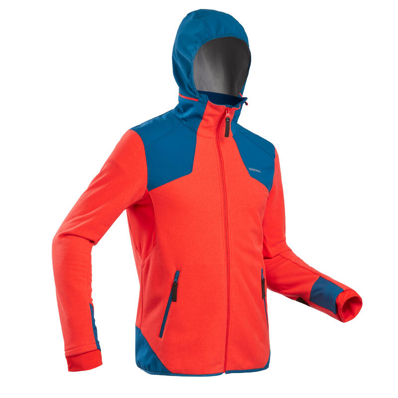 Warme fleece jas voor wandelen heren SH500 X-Warm