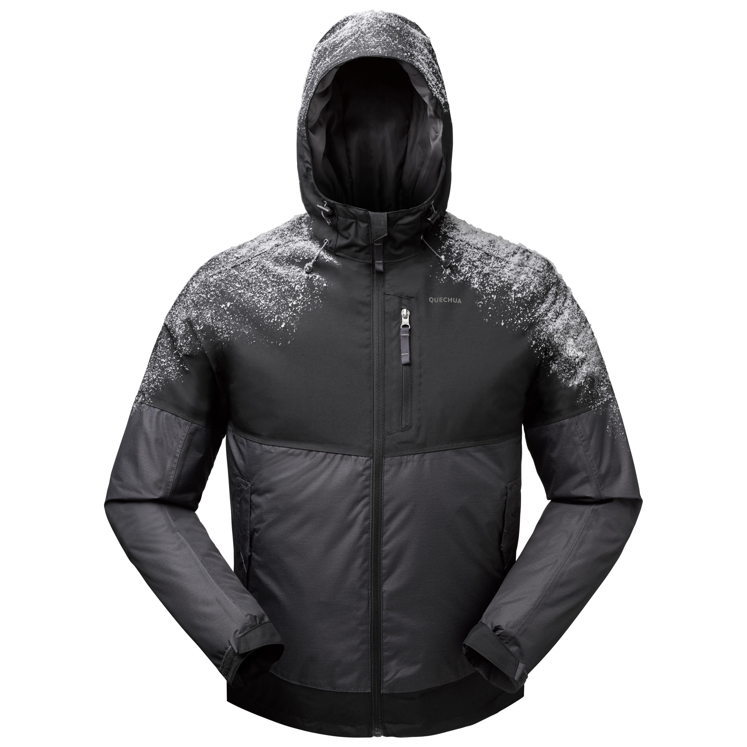 Abrigo Chamarra de Montaña y Senderismo Nieve Hombre Quechua SH100 Negro  Gris - Decathlon