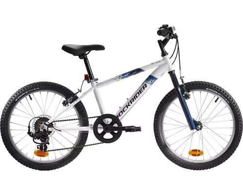 Bicicletă MTB ROCKRIDER 20 inch 120 Alb