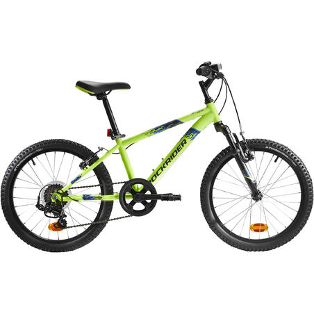 Велосипед гірський Rockrider ST 500 для дітей від 6 до 9 років 20" неоновий