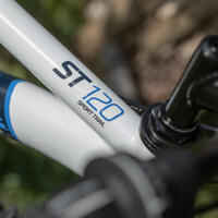 Rockrider ST 120 Kids' 20-Inch 6-9 Years Mountain Bike - White/Blue