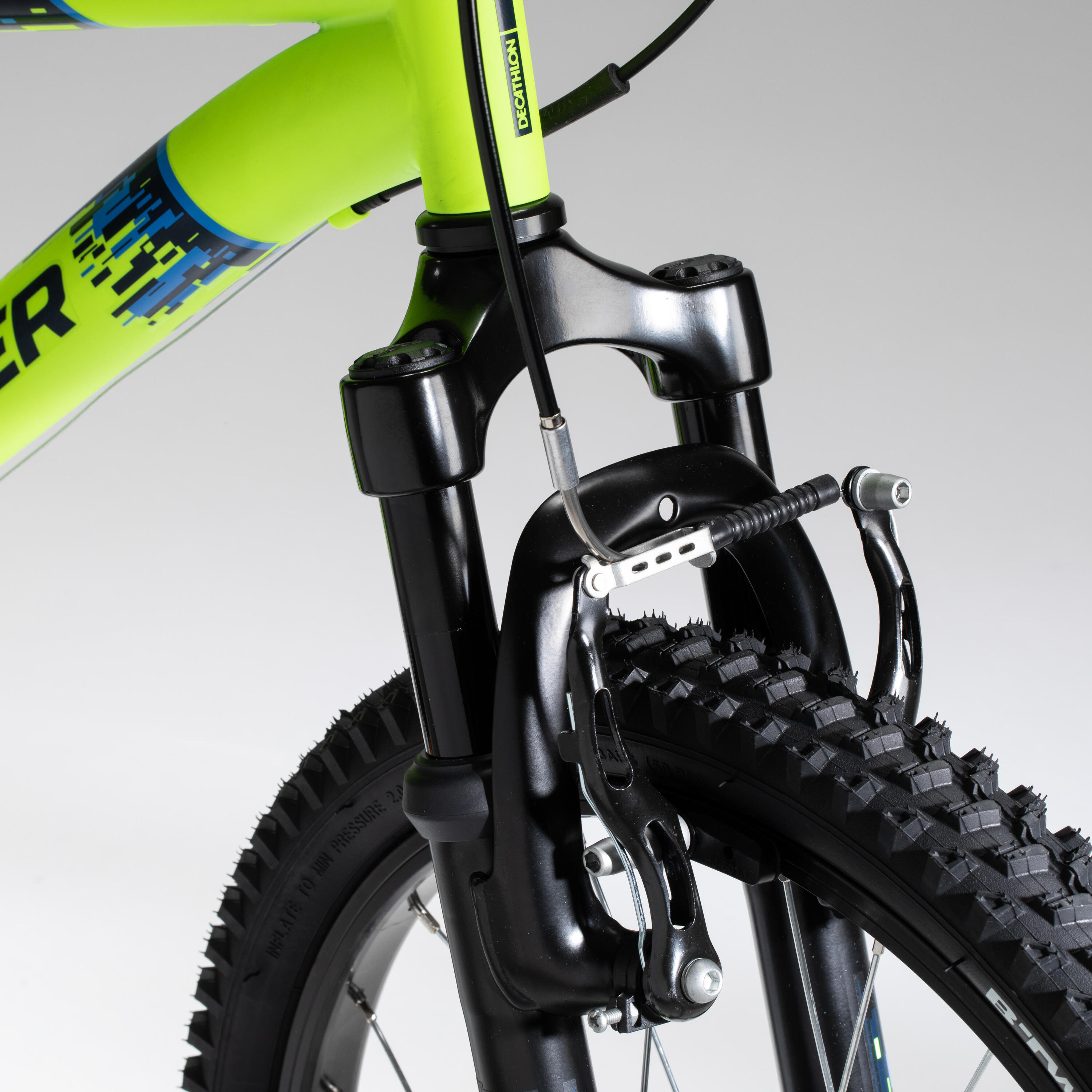 VTT ENFANT ROCKRIDER ST 500 20 POUCES 6-9 ans Jaune Fluo 3/12