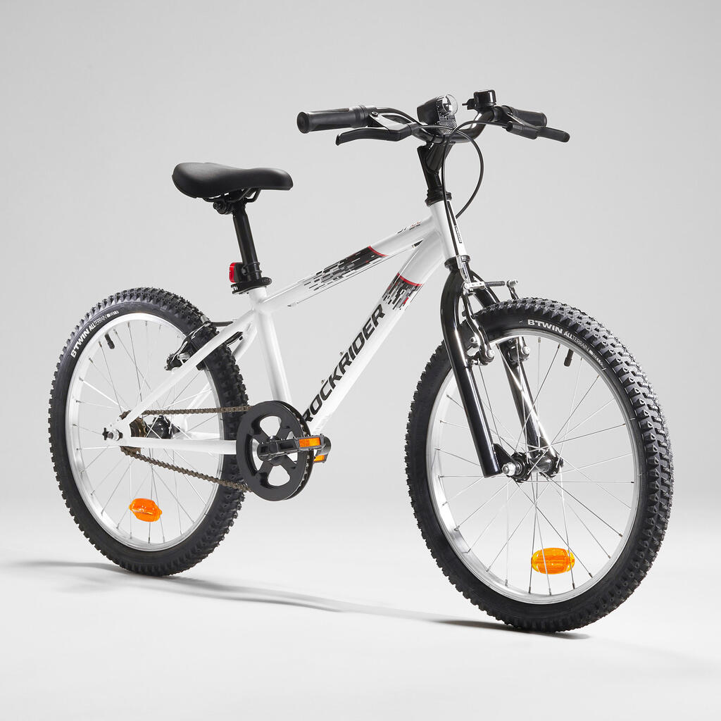 VTT ENFANT ROCKRIDER ST 100 20 POUCES 6-9 ans BLANC