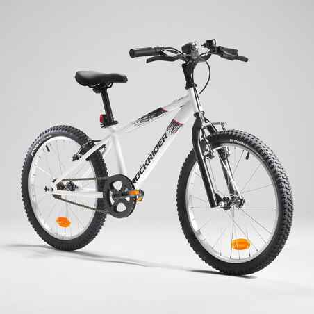 20 Inch Kids Mountain bike Rockrider ST 100 6-9 Years old - White