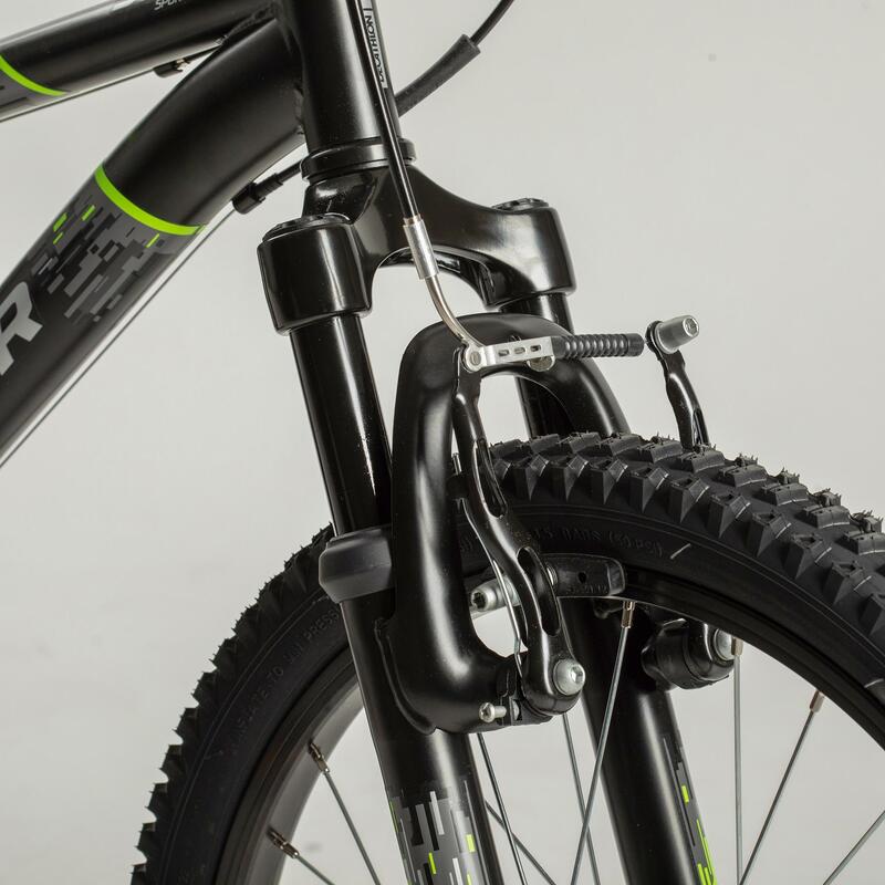 Bicicletă MTB Rockrider ST500 20" Negru Copii 6-9 ani