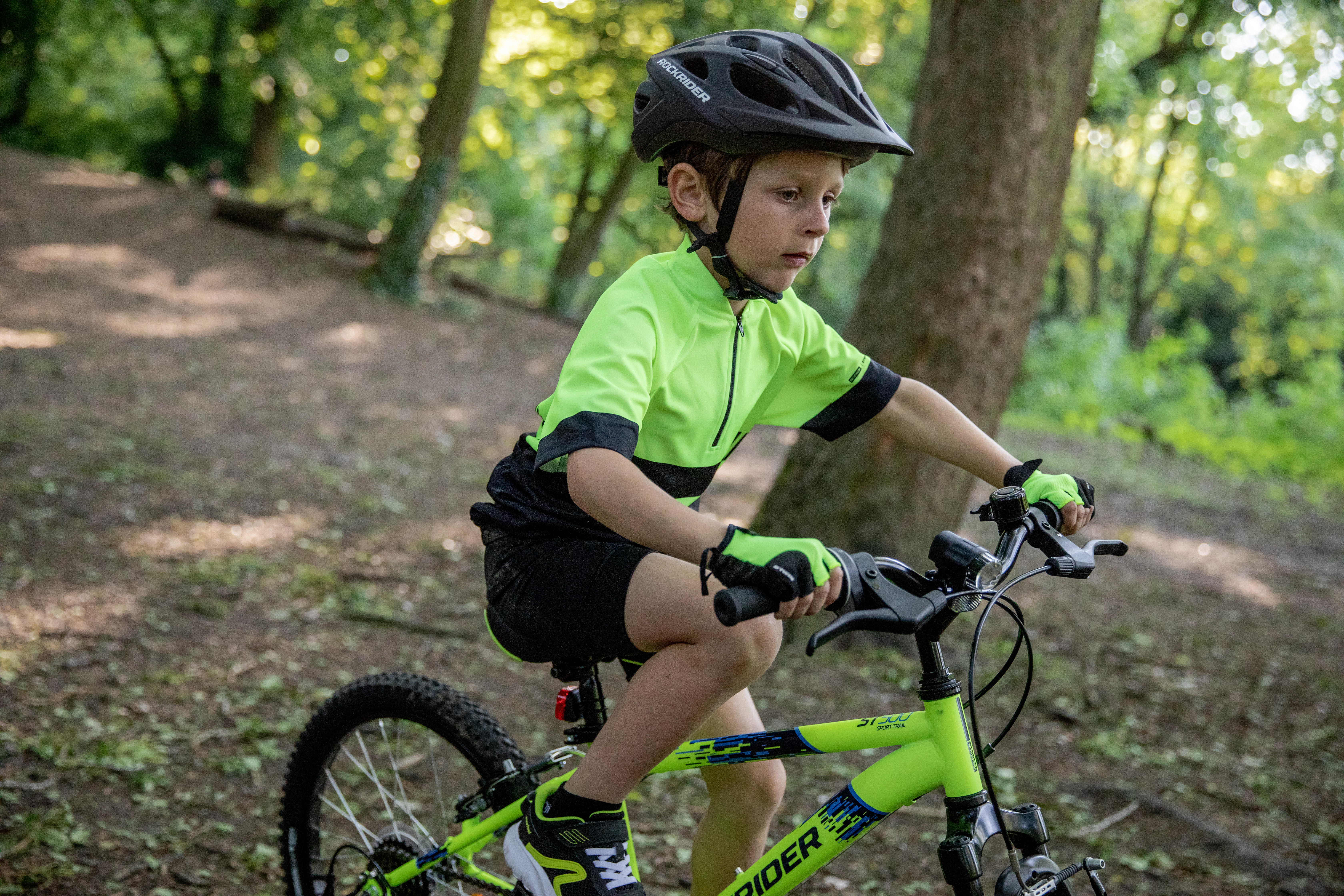 Kids Mountain Bike Btwin ST 500 RR 20 inch - Yellow