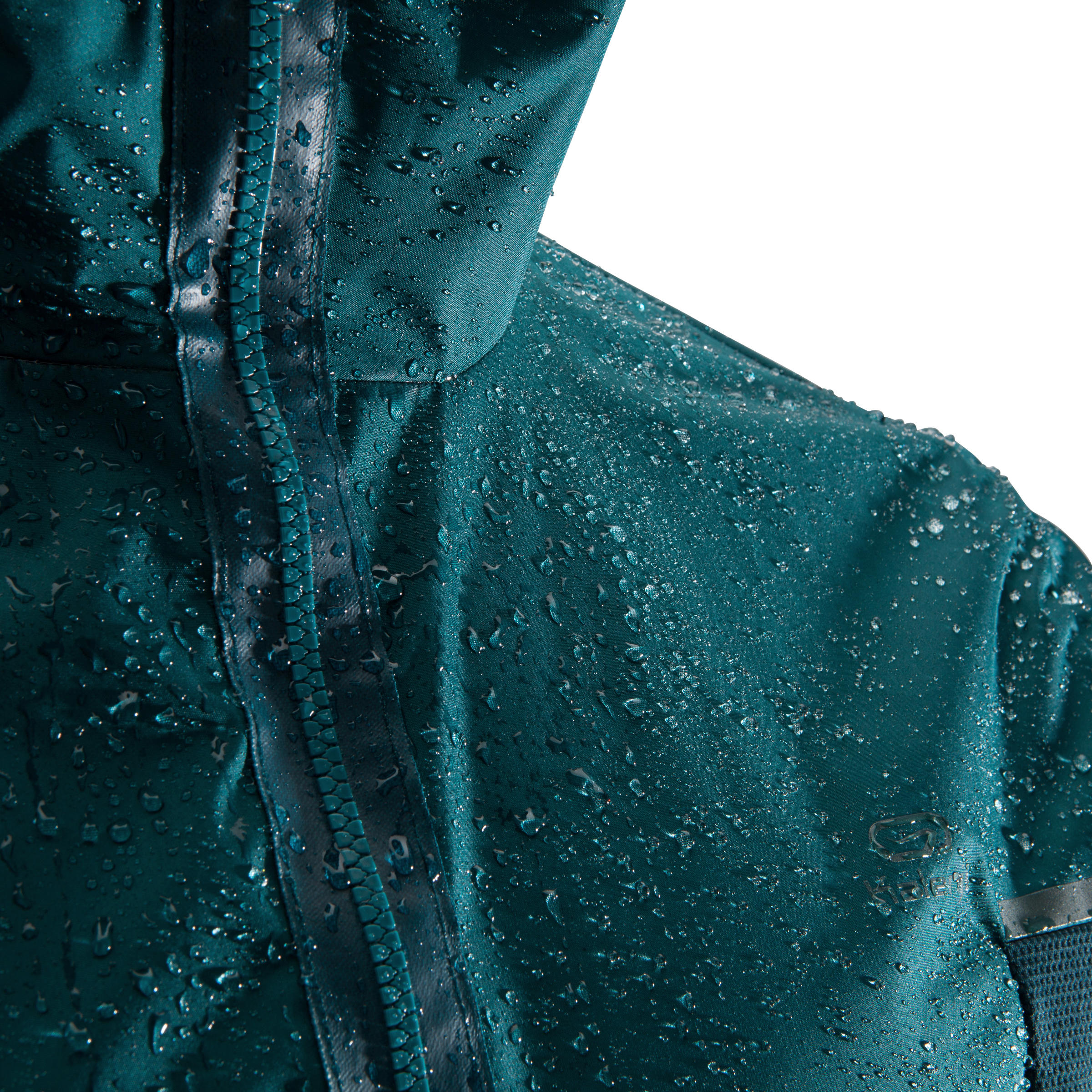 Men's Jogging Wind and Rain Jacket Run Rain Breath - green 5/8