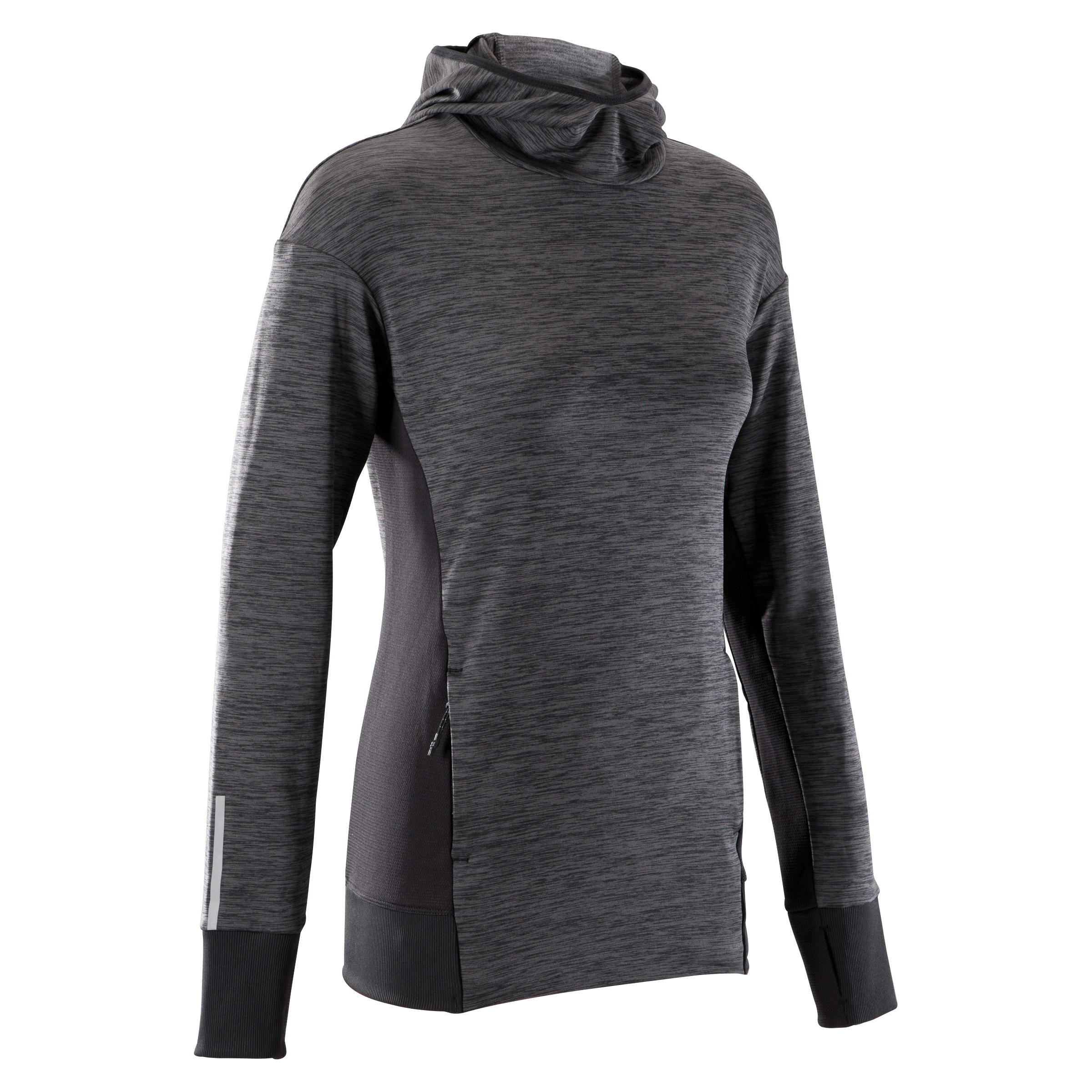 Sudadera Mujer para correr Kalenji R Warm Negro - Decathlon