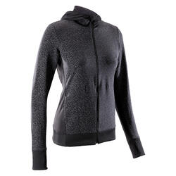 Giacca donna RUN WARM riflettente nera