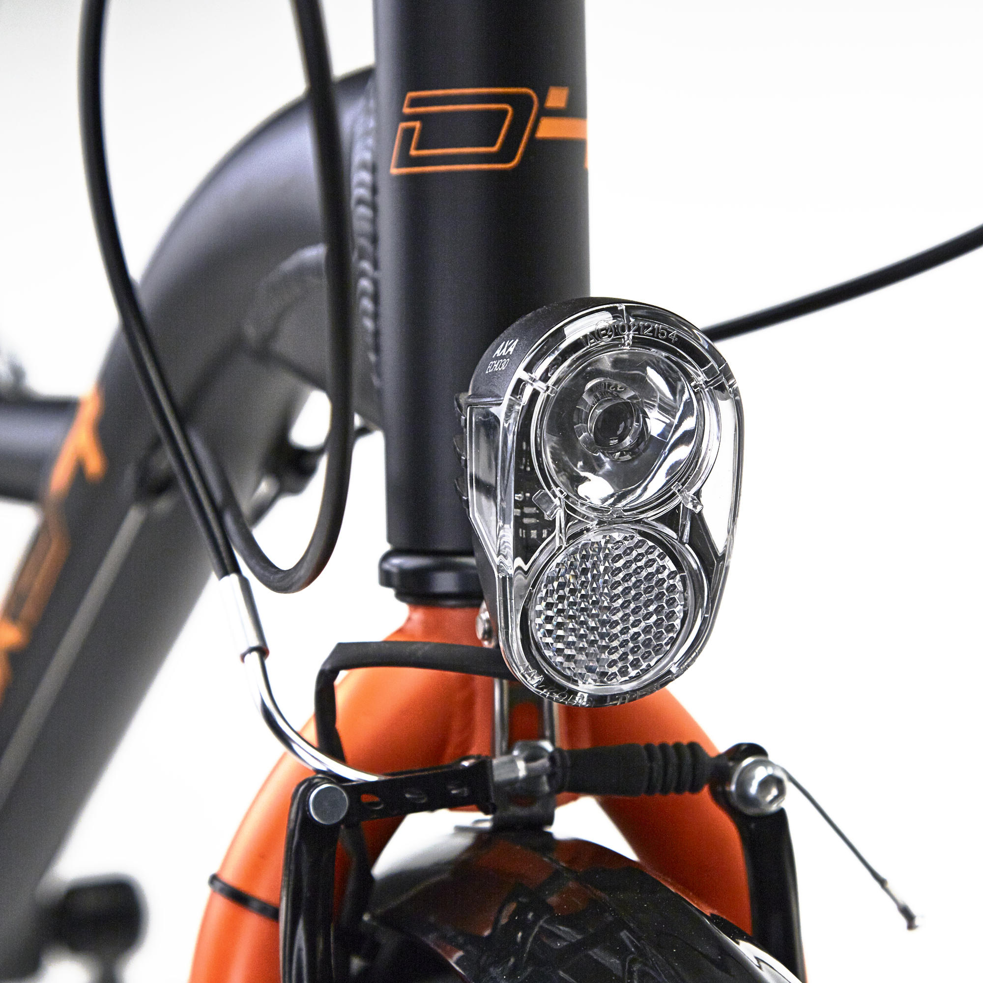 City Bike Kinderfahrrad 20 Zoll D4 Rock schwarz/orange DECATHLON