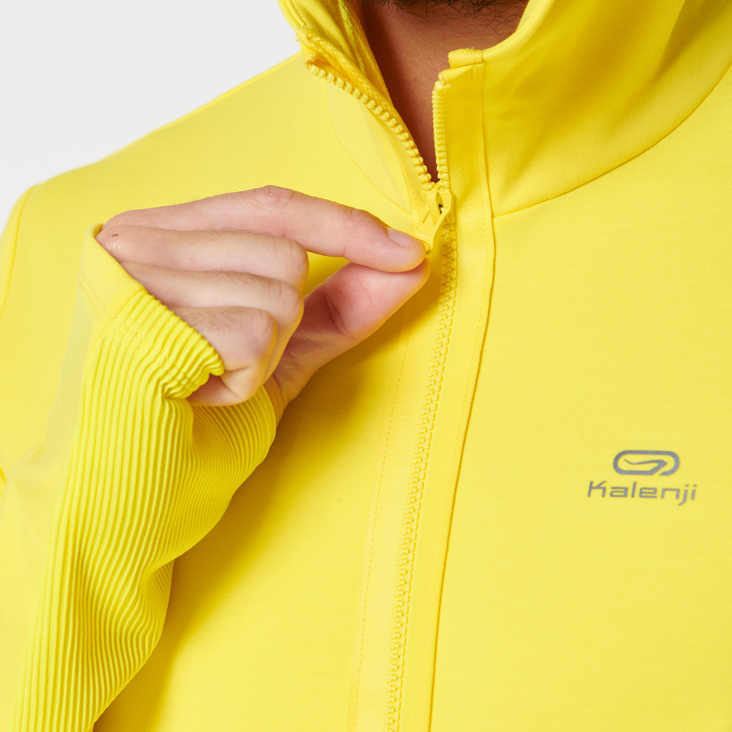 RUN WARM+ men's running jacket yellow 6/11