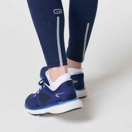 LEGGING CHAUD JOGGING FEMME RUN WARM + BLEU