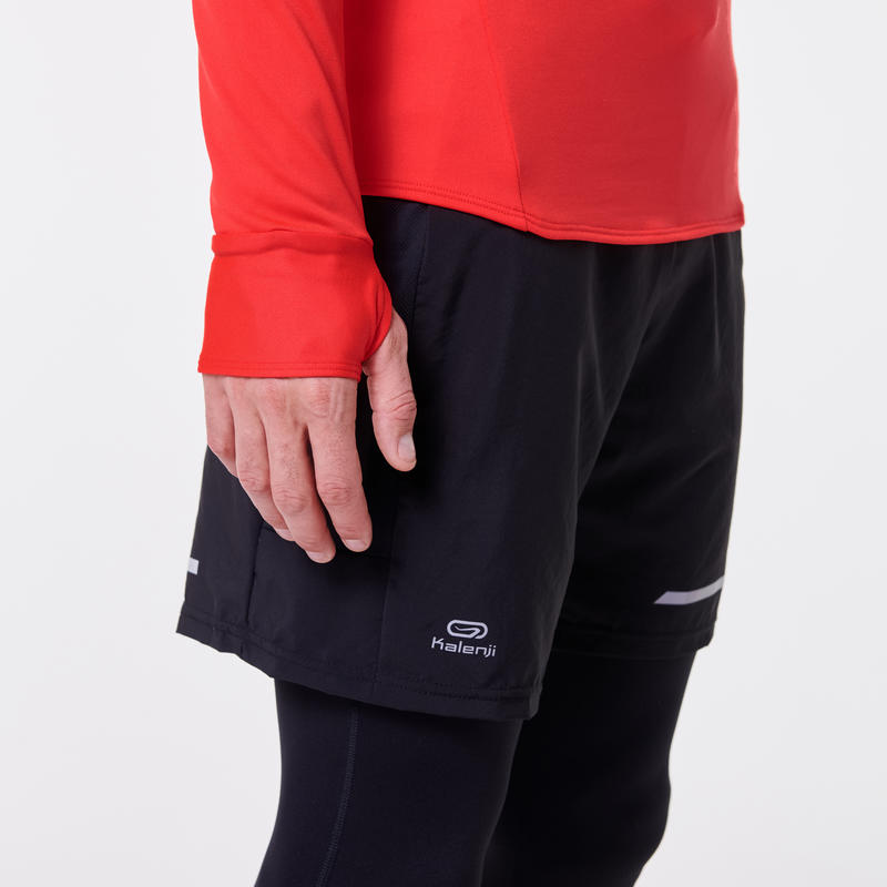 ФУТБОЛКА ДЛЯ БЕГА С ДЛИННЫМИ РУКАВАМИ МУЖСКАЯ Run Warm Decathlon 145903